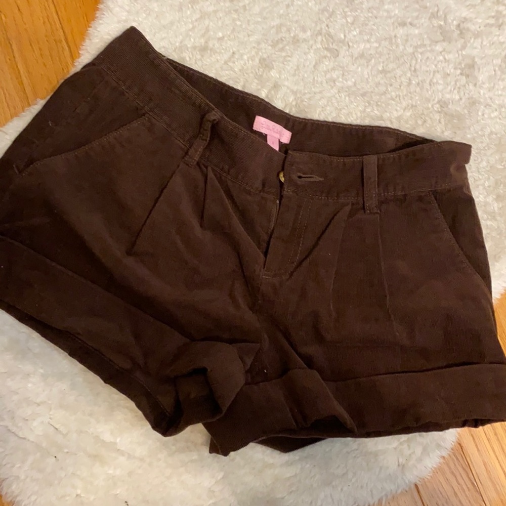 Lilly Pulitzer brown corded pants